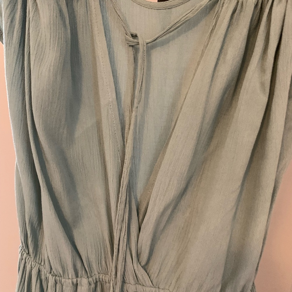 Charlotte Russe Cold Shoulder Ruffle Romper - Picture 9 of 15